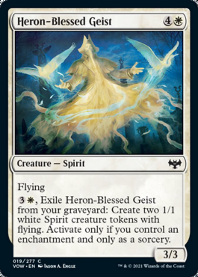 Heron-Blessed Geist [Innistrad: Crimson Vow] | Galaxy Games LLC