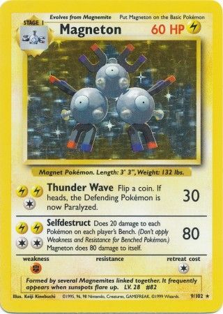 Magneton (9/102) [Base Set Unlimited] | Galaxy Games LLC