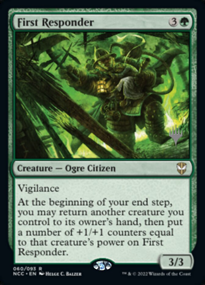 First Responder (Promo Pack) [Streets of New Capenna Commander Promos] | Galaxy Games LLC