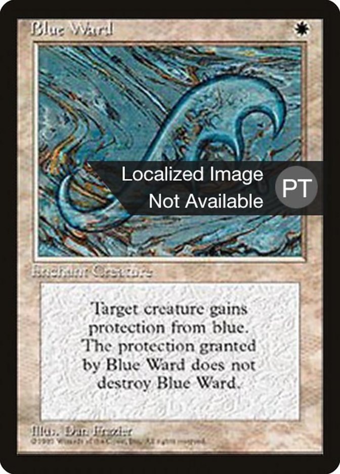 Blue Ward [Fourth Edition (Foreign Black Border)] | Galaxy Games LLC