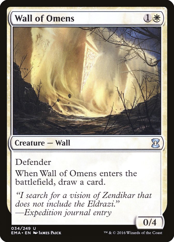 Wall of Omens [Eternal Masters] | Galaxy Games LLC
