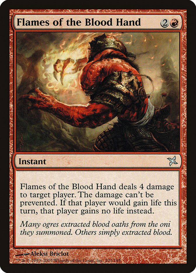 Flames of the Blood Hand [Betrayers of Kamigawa] | Galaxy Games LLC