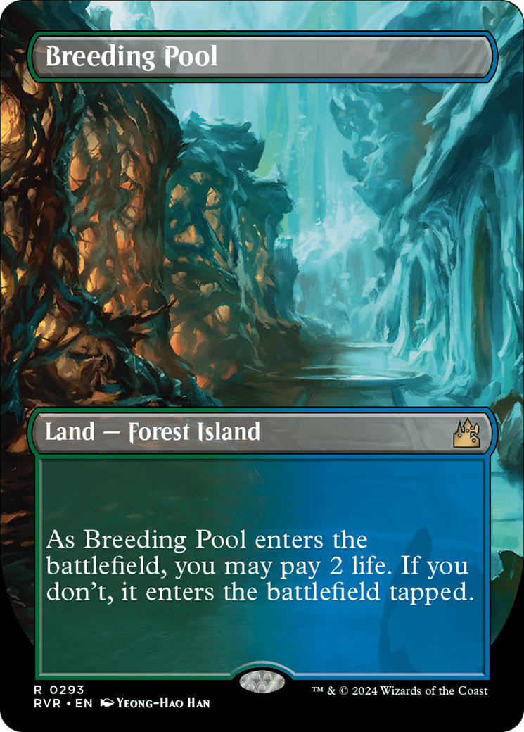 Breeding Pool (Borderless) [Ravnica Remastered] | Galaxy Games LLC