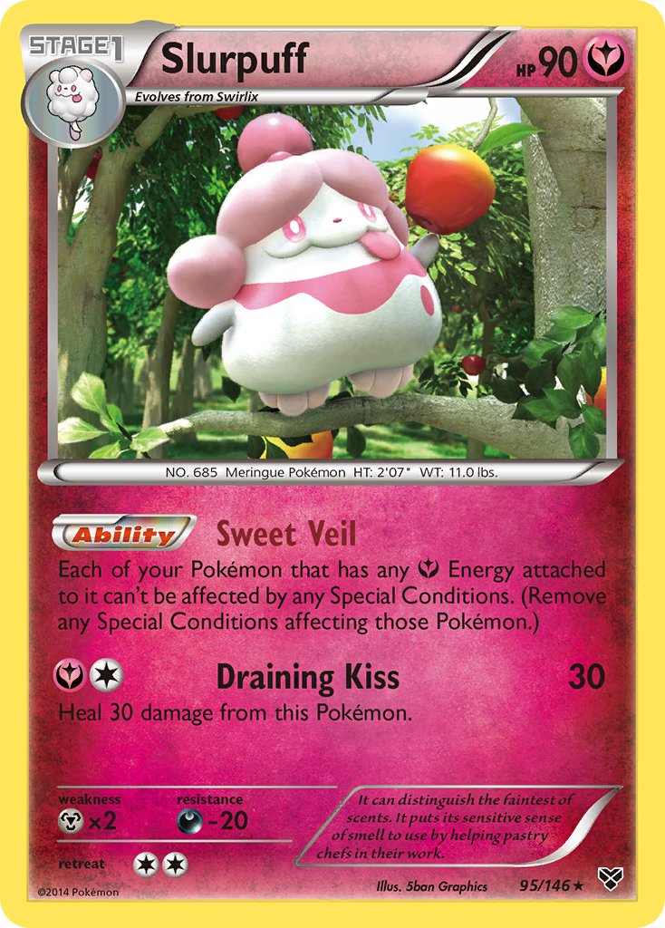 Slurpuff (95/146) (Theme Deck Exclusive) [XY: Base Set] | Galaxy Games LLC