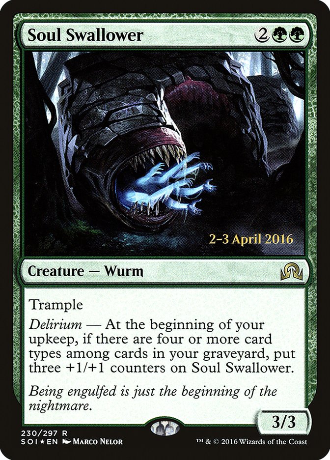 Soul Swallower [Shadows over Innistrad Prerelease Promos] | Galaxy Games LLC