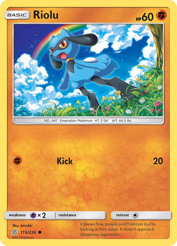 Riolu (115/236) [Sun & Moon: Unified Minds] | Galaxy Games LLC