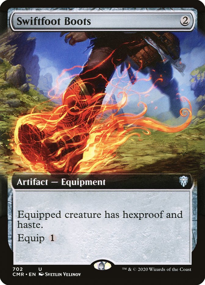 Swiftfoot Boots (Extended Art) [Commander Legends] | Galaxy Games LLC