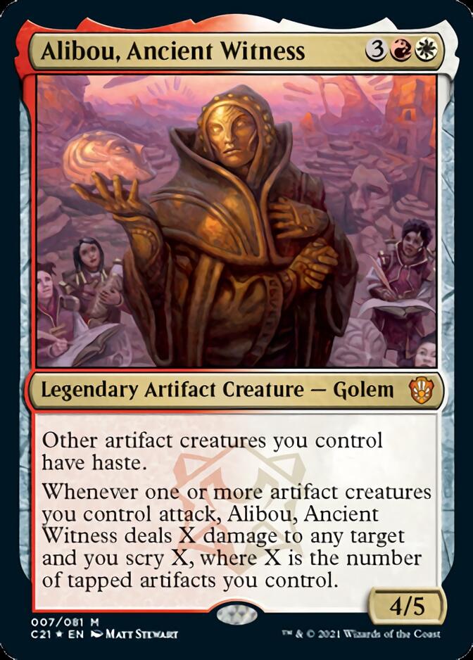 Alibou, Ancient Witness [Commander 2021] | Galaxy Games LLC