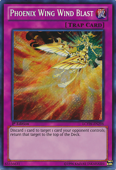 Phoenix Wing Wind Blast [LCYW-EN298] Secret Rare | Galaxy Games LLC