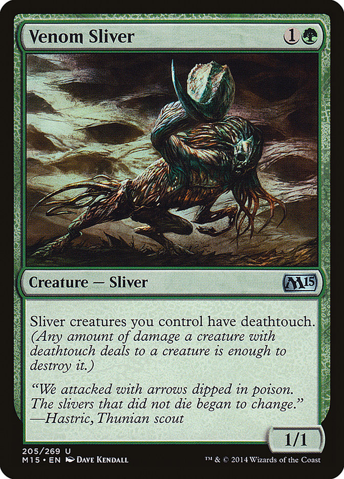 Venom Sliver [Magic 2015] | Galaxy Games LLC