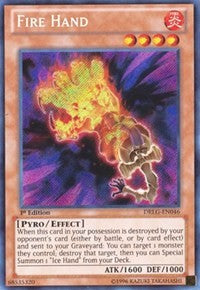 Fire Hand [DRLG-EN046] Secret Rare | Galaxy Games LLC