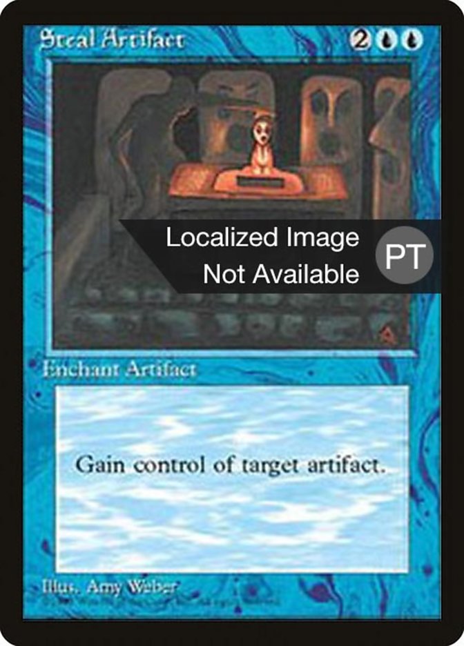 Steal Artifact [Fourth Edition (Foreign Black Border)] | Galaxy Games LLC