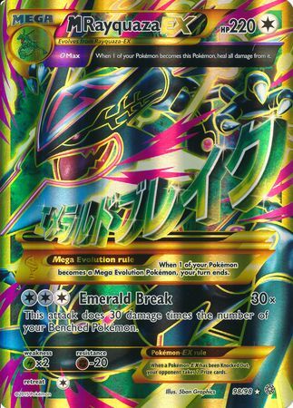 M Rayquaza EX (98/98) (Jumbo Card) [XY: Ancient Origins] | Galaxy Games LLC