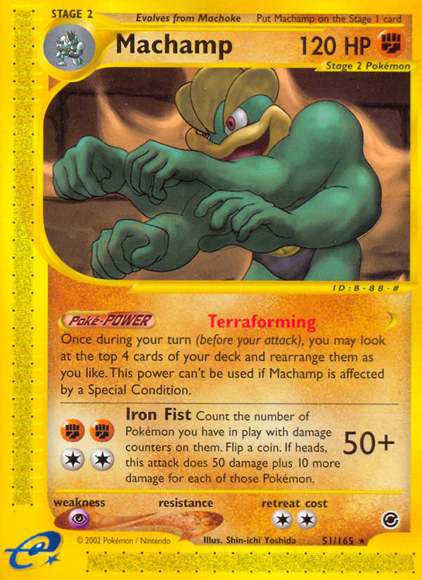 Machamp (51/165) [Expedition: Base Set] | Galaxy Games LLC