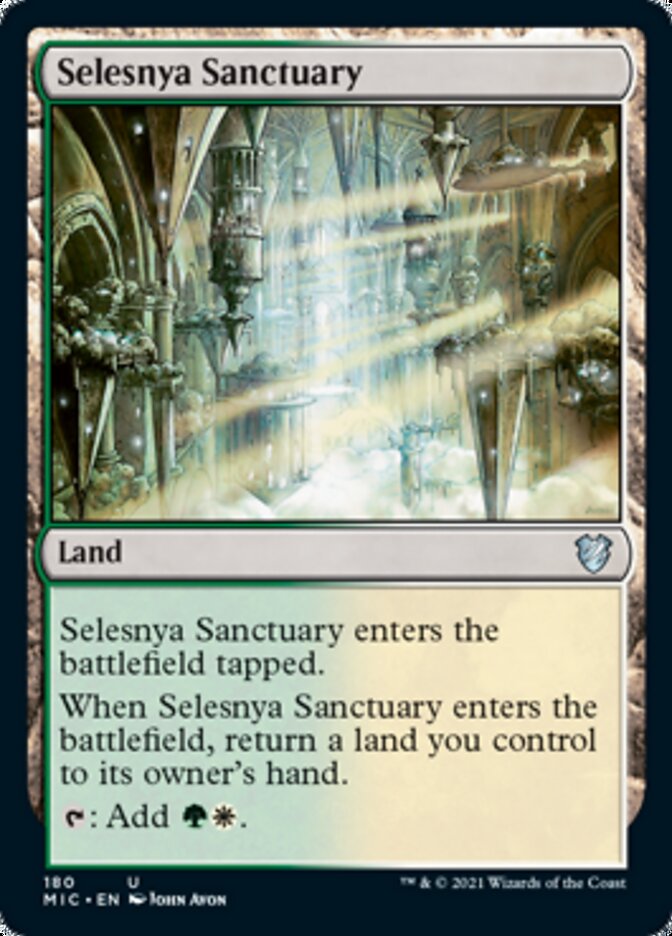 Selesnya Sanctuary [Innistrad: Midnight Hunt Commander] | Galaxy Games LLC