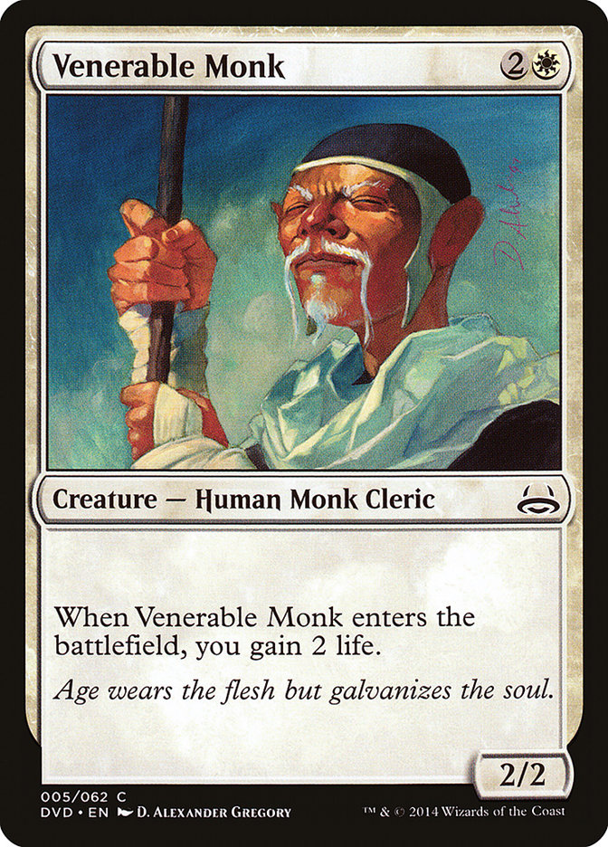 Venerable Monk (Divine vs. Demonic) [Duel Decks Anthology] | Galaxy Games LLC