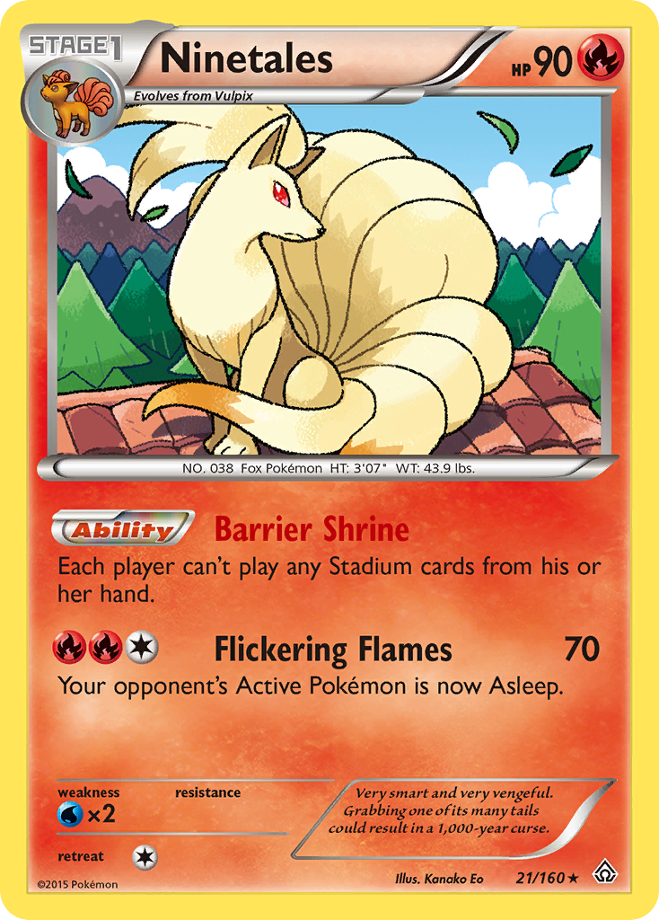 Ninetales (21/160) [XY: Primal Clash] | Galaxy Games LLC