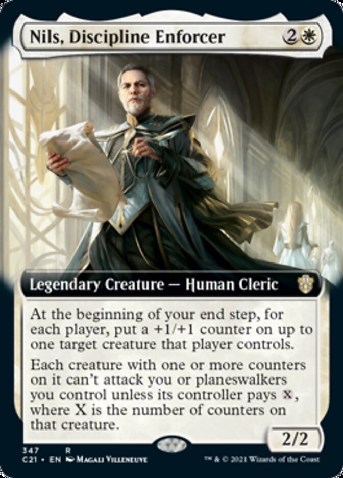 Nils, Discipline Enforcer (Extended Art) [Commander 2021] | Galaxy Games LLC