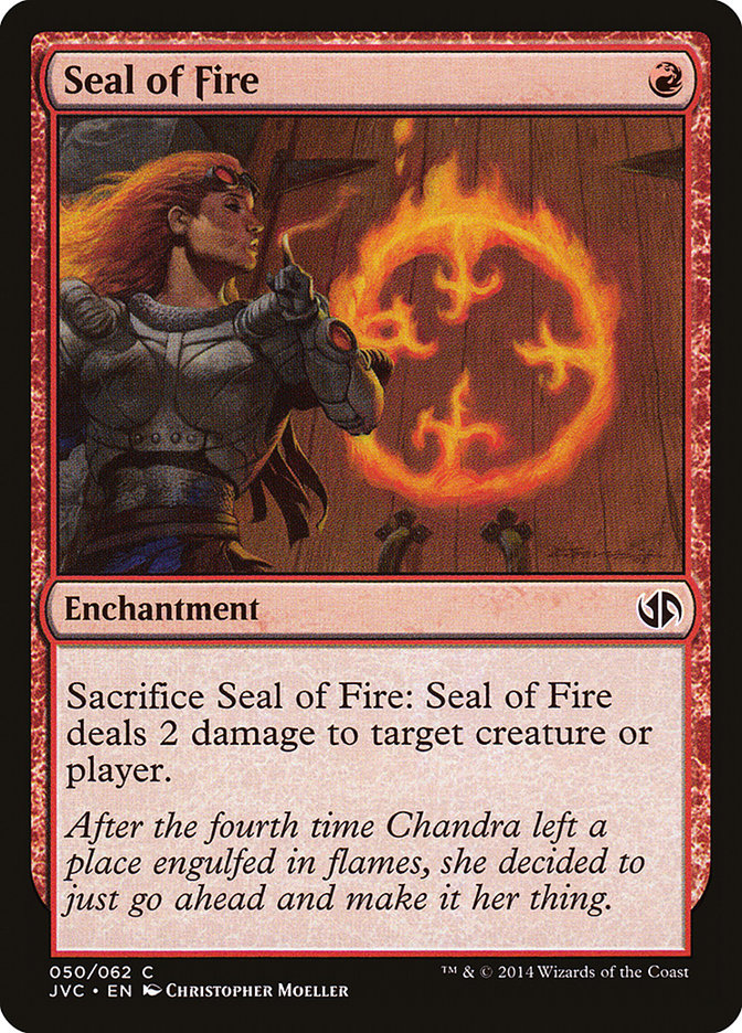 Seal of Fire [Duel Decks Anthology] | Galaxy Games LLC