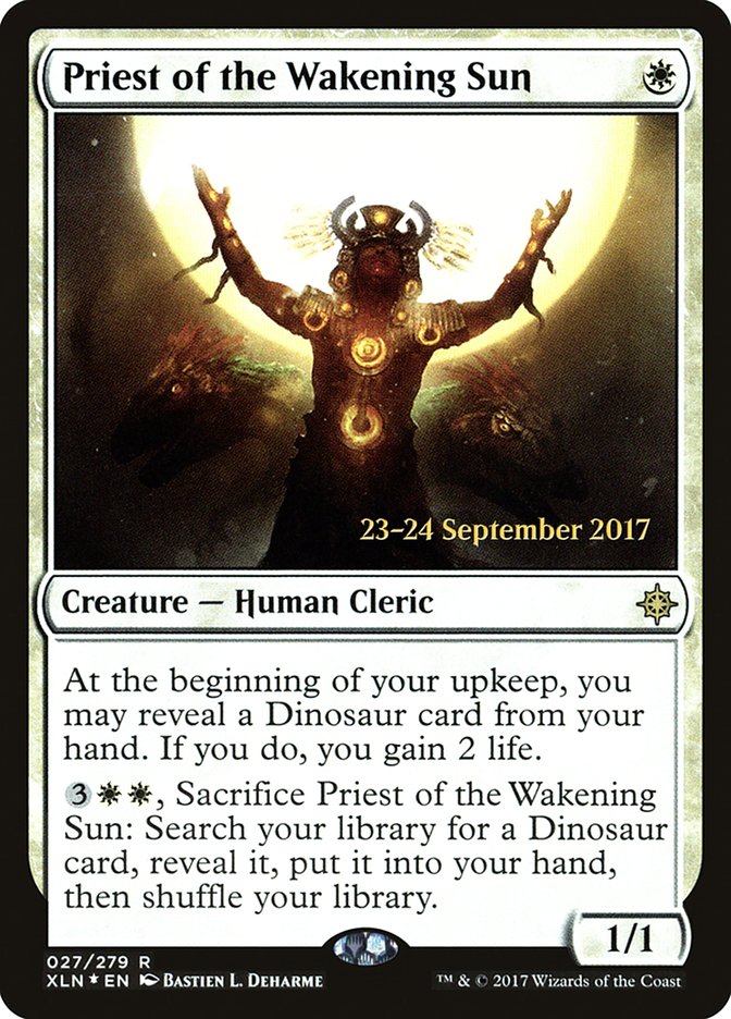 Priest of the Wakening Sun [Ixalan Prerelease Promos] | Galaxy Games LLC
