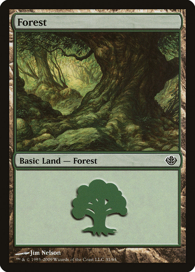 Forest (31) [Duel Decks: Garruk vs. Liliana] | Galaxy Games LLC