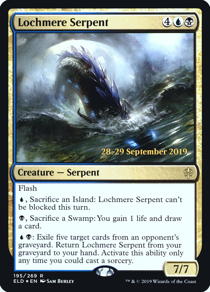 Lochmere Serpent [Throne of Eldraine Prerelease Promos] | Galaxy Games LLC