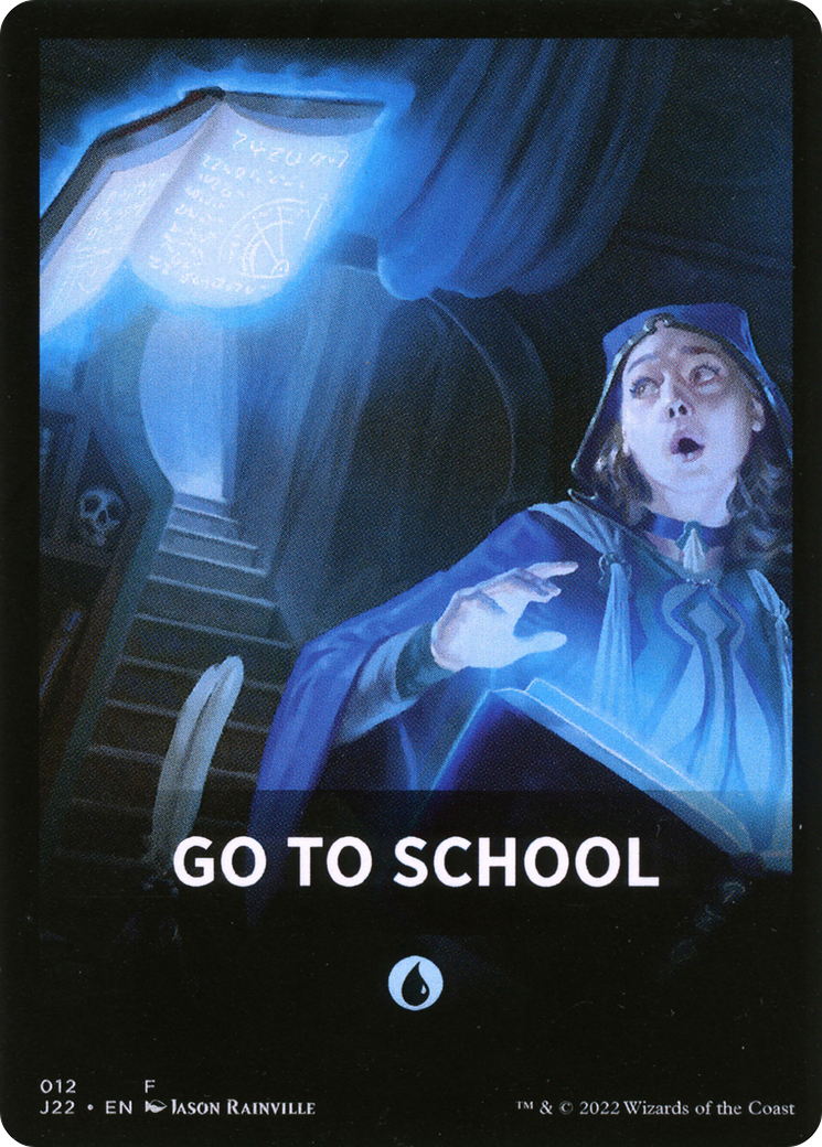 Go to School Theme Card [Jumpstart 2022 Front Cards] | Galaxy Games LLC