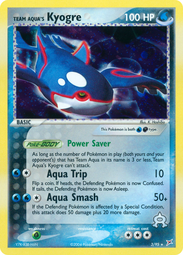 Team Aqua's Kyogre (3/95) (Theme Deck Exclusive) [EX: Team Magma vs Team Aqua] | Galaxy Games LLC