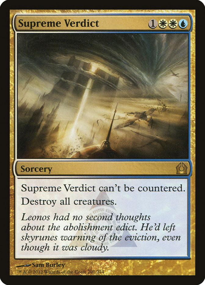 Supreme Verdict [Return to Ravnica] | Galaxy Games LLC
