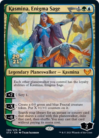 Kasmina, Enigma Sage [Strixhaven: School of Mages Prerelease Promos] | Galaxy Games LLC