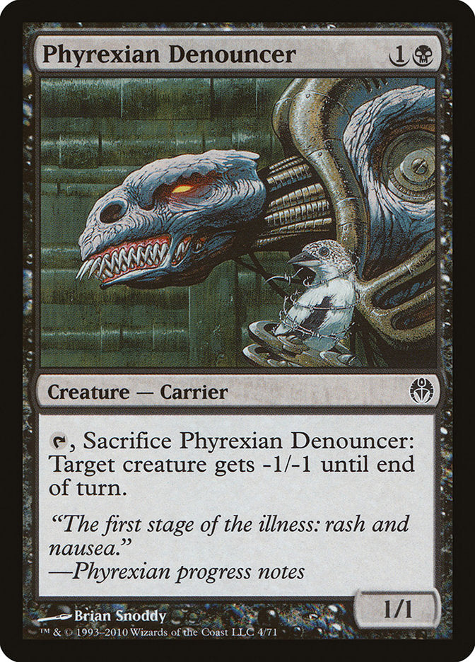 Phyrexian Denouncer [Duel Decks: Phyrexia vs. the Coalition] | Galaxy Games LLC