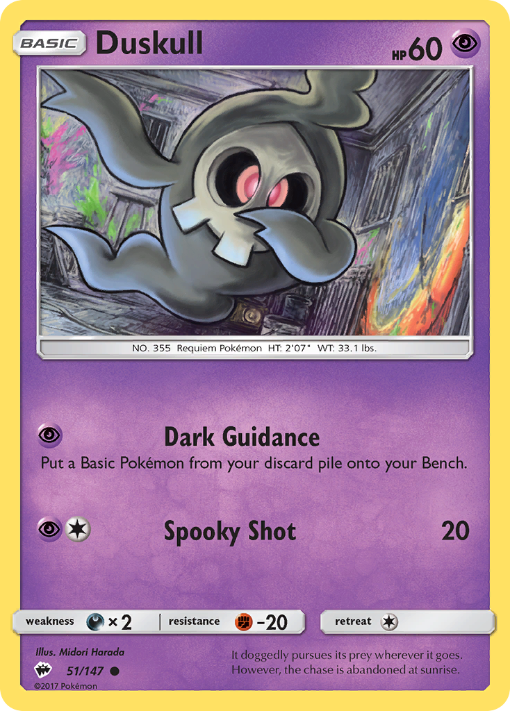 Duskull (51/147) [Sun & Moon: Burning Shadows] | Galaxy Games LLC