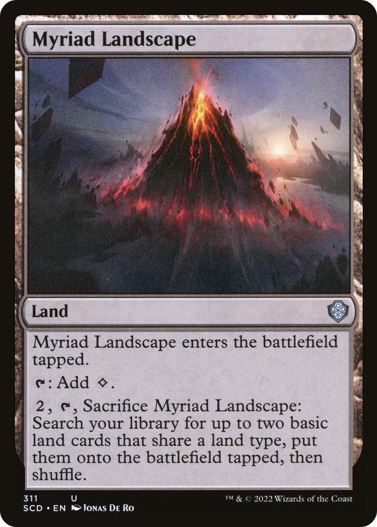 Myriad Landscape [Starter Commander Decks] | Galaxy Games LLC