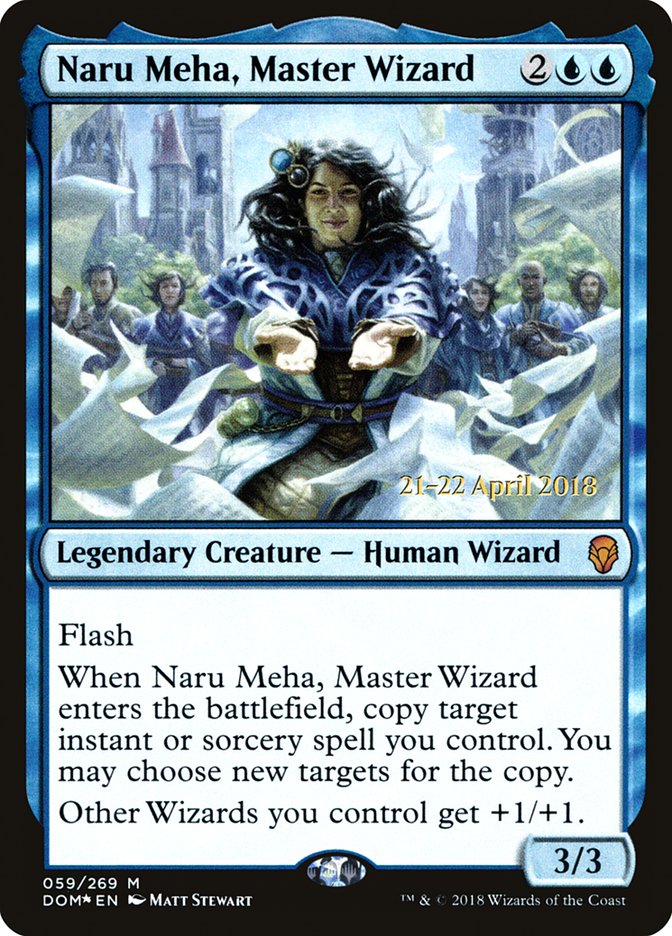 Naru Meha, Master Wizard [Dominaria Prerelease Promos] | Galaxy Games LLC