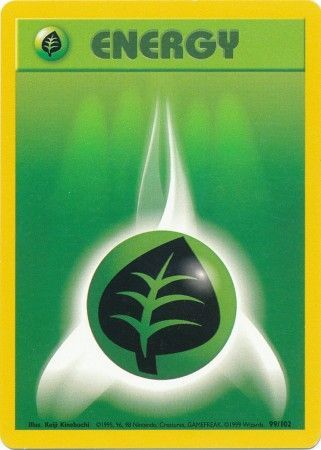Grass Energy (99/102) [Base Set Unlimited] | Galaxy Games LLC