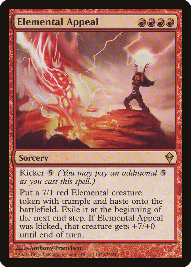 Elemental Appeal [Zendikar] | Galaxy Games LLC