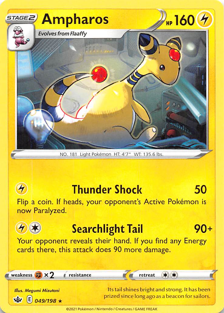 Ampharos (049/198) [Sword & Shield: Chilling Reign] | Galaxy Games LLC