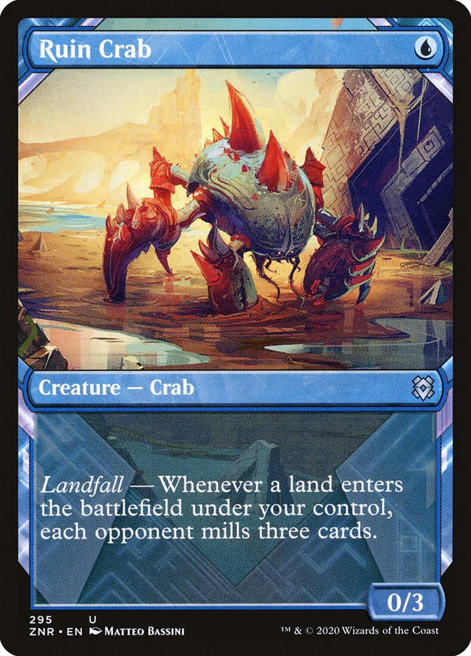 Ruin Crab (Showcase) [Zendikar Rising] | Galaxy Games LLC