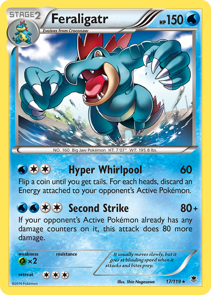 Feraligatr (17/119) [XY: Phantom Forces] | Galaxy Games LLC