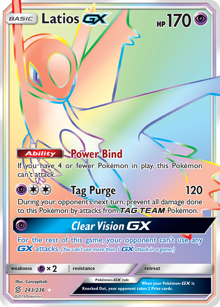 Latios GX (243/236) [Sun & Moon: Unified Minds] | Galaxy Games LLC