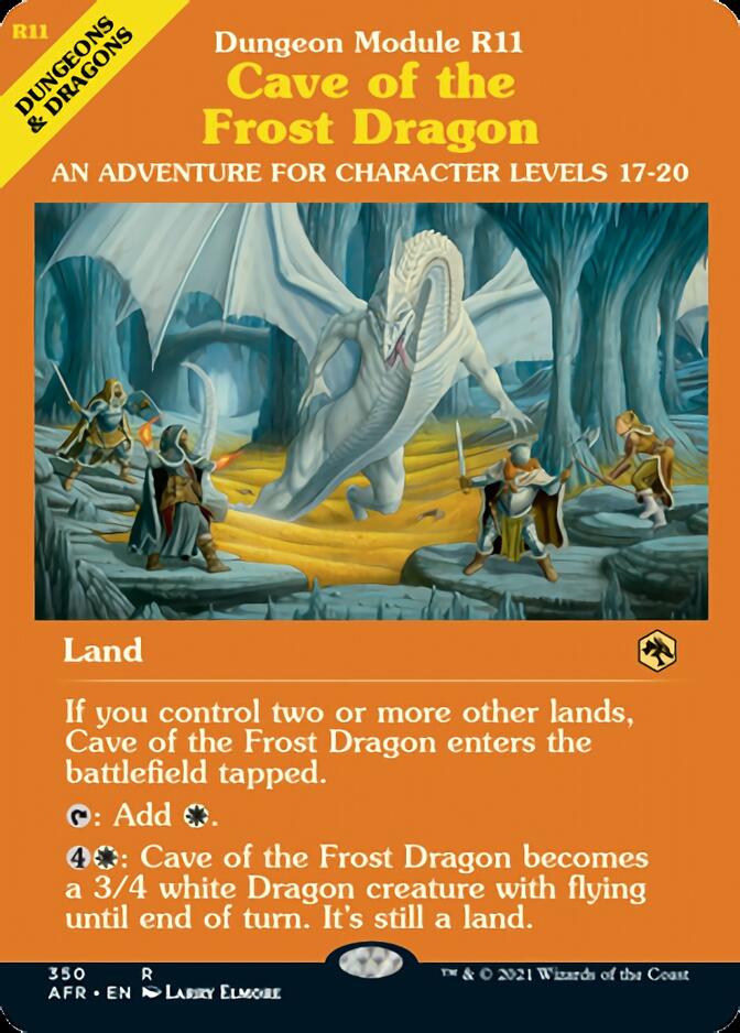 Cave of the Frost Dragon (Dungeon Module) [Dungeons & Dragons: Adventures in the Forgotten Realms] | Galaxy Games LLC
