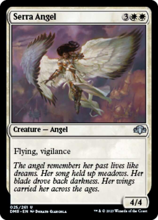 Serra Angel [Dominaria Remastered] | Galaxy Games LLC