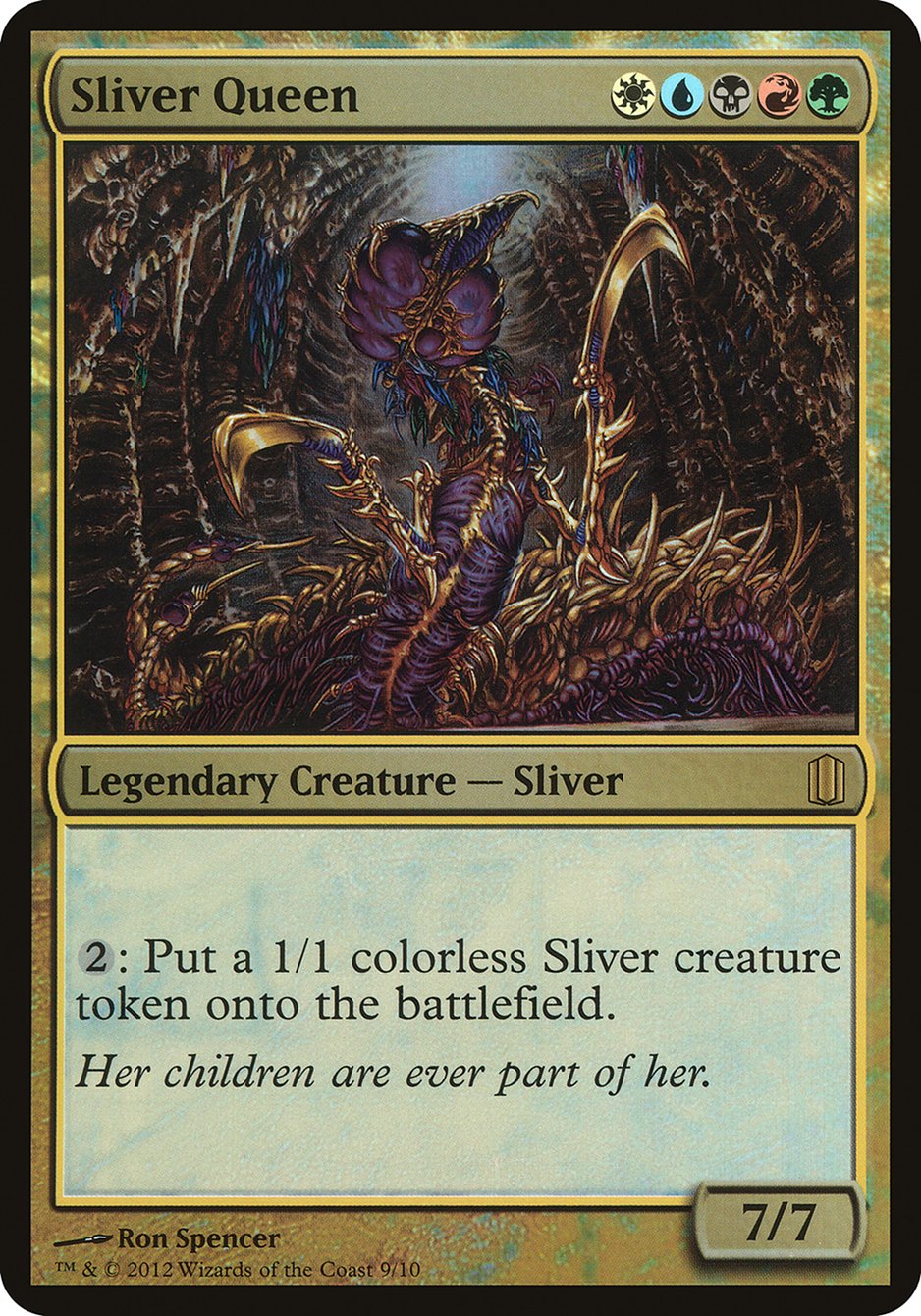 Sliver Queen (Oversized) [Commander's Arsenal Oversized] | Galaxy Games LLC