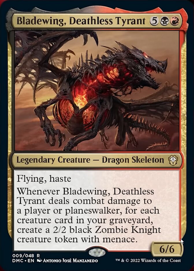 Bladewing, Deathless Tyrant [Dominaria United Commander] | Galaxy Games LLC