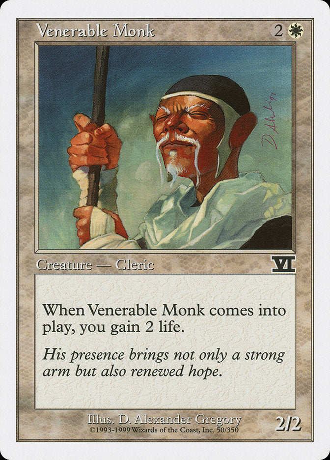 Venerable Monk [Classic Sixth Edition] | Galaxy Games LLC