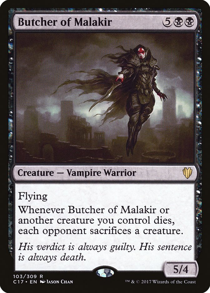 Butcher of Malakir [Commander 2017] | Galaxy Games LLC