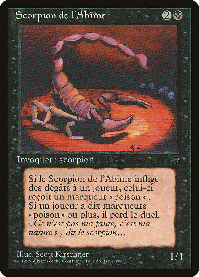 Pit Scorpion (French) - "Scorpion de l'Abime" [Renaissance] | Galaxy Games LLC