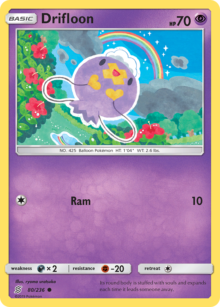 Drifloon (80/236) [Sun & Moon: Unified Minds] | Galaxy Games LLC