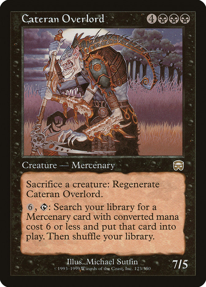 Cateran Overlord [Mercadian Masques] | Galaxy Games LLC