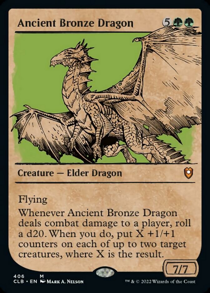 Ancient Bronze Dragon (Showcase) [Commander Legends: Battle for Baldur's Gate] | Galaxy Games LLC